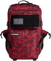 Elitex Training Katonai taktikai hátizsák ELITRAINX V2 PIROS ÁLCAMO 45L sporthoz és utazáshoz 45 LITER bordó|vörös