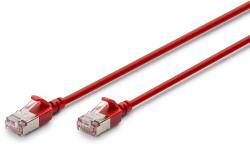 ASSMANN F/FTP CAT 6A RJ45 Patch Kábel 2 m - Piros