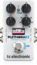 TC Electronic PLETHORA X1 TonePrint pedál, 14 legendás TC gitáreffekttel és MASH lábkapcsolóval (TC 0709-AJN86)
