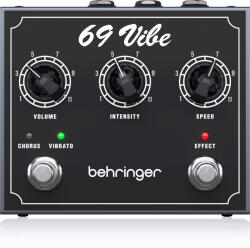 BEHRINGER 69 VIBE Vintage ’69 Vibe pedál külső Footswitch csatlakozási lehetőséggel (69 VIBE)