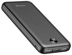 SWISSTEN Power Worx Pro Powerbank USB-A + USB-C / 10000 mAh 10, 5 W - Fekete