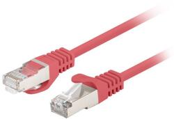 Lanberg PCF6-20CC F/UTP Cat6 RJ45 Patch Kábel 1 m - Piros 10-es Csomag