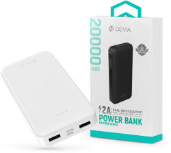 DEVIA ST354656 Kintone Series V2 Powerbank 20000 mAh 18W 2.1-3 A/5 V - Fehér