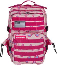 Elitex Training Katonai taktikai hátizsák ELITRAINX V1 Cream Leopard 45L 45 LITER rózsaszín|vörös