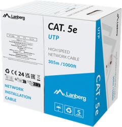 Lanberg LCU5-15CC U/UTP Cat5e Patch Kábel 305 m - Szürke