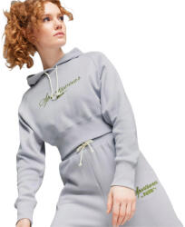 PUMA Pulóver Puma Classics Relaxed Cropped, Szürke, Nők M szürke
