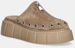 Inuikii papucs velúrból Matilda Mule Suede bézs, női, platformos, 1001.017. 0021.250 / 30102-072 - bézs Női 38