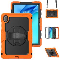  Husă rezistentă SOLID 360 pentru Huawei MatePad SE 11 2024 portocalie