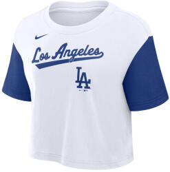Nike MLB Script Crop Tee Los Angeles Dodgers white