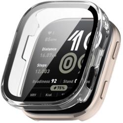 PC FULL COVER Üveggel ellátott műanyag fedél a Amazfit Bip 6 átlátszóhoz