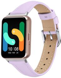  LEATHER bőrszíj Samsung Galaxy Fit3-hoz, lila