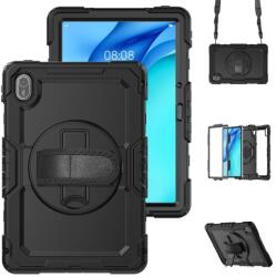SOLID 360° strapabíró tok Huawei MatePad SE 11 2024-hez, fekete