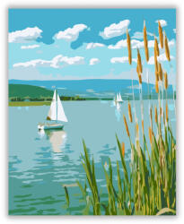  Balatoni Nyári Vitorlázás - számfestő készlet