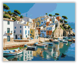 Számfestő Costa Brava Halászfalva - számfestő készlet (crea6930)