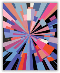  Sugárzó Színes Téglalapok - számfestő készlet