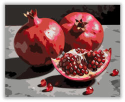  Gránátalma Textúrája - számfestő készlet