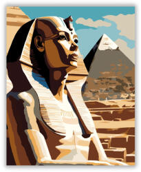  A Szfinx és a Khafré Piramis - számfestő készlet