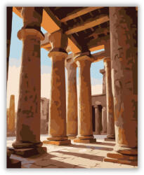  Karnak Templom Oszlopcsarnoka - számfestő készlet
