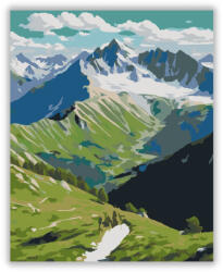  Pireneusok Hegyi Ösvény - számfestő készlet