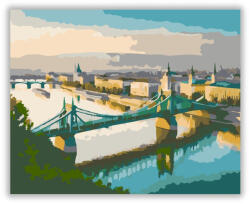 Számfestő Szabadság híd a Gellért-hegyről - számfestő készlet (crea6899)