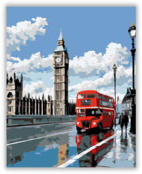  Big Ben és a Piros Busz - számfestő készlet