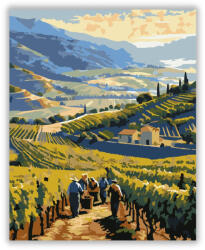  La Rioja Szőlőbetakarítás - számfestő készlet