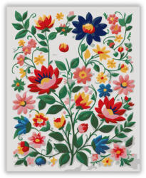  Kalocsai Hímzés Virágmintával - számfestő készlet