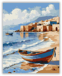  Atlanti-óceán Partja Halászhajókkal - számfestő készlet