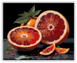  Vérnarancs és Fahéj Kompozíció - számfestő készlet