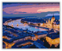  Budapesti Panoráma a Citadelláról - számfestő készlet