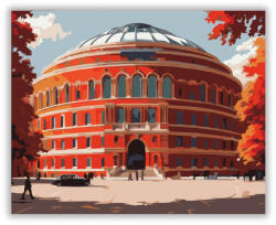  Royal Albert Hall Őszi Fényben - számfestő készlet
