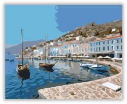  Hydra Kikötői Kilátás - számfestő készlet