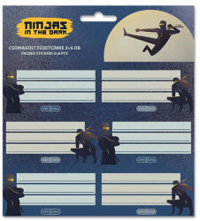 Ars Una Füzetcímke ARS UNA 18 darabos Ninjas in the Dark (53834577) - bestoffice
