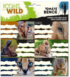Ars Una Füzetcímke ARS UNA 18 darabos Icons of the Wild (53834928) - bestoffice