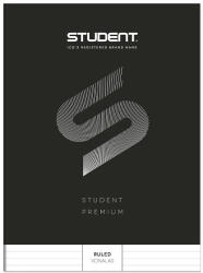 ICO Füzet vonalas ICO Student Black Prémium A/4 80 lapos (01_08578)