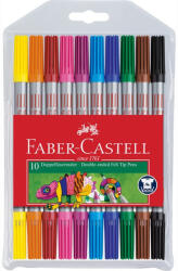 Faber-Castell Filctoll FABER-CASTELL Grip kétvégű 10db-os készlet (07.01261)