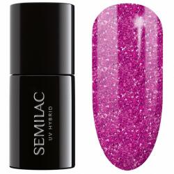 Semilac Machiaj Unghii UV Gel Polish Super Cover Violet Blast Lac 7 ml