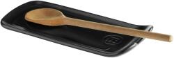 Emile henry (Франция) Керамична поставка за готварски прибори emile henry spoon rest - цвят трюфел (eh 0263-71)