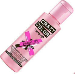 Crazy Color Semi-Permanent Vopsea Temporară de Păr 78 Rebel Neon 100ml 15gr