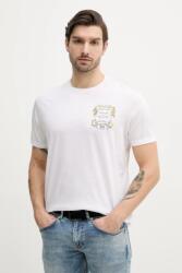 Paul&Shark t-shirt fehér, férfi, nyomott mintás, 25411075 - fehér XXL