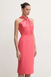 HUGO BOSS ruha rózsaszín, midi, testhezálló, 50537904 - rózsaszín 36