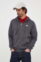 Alpha Industries felső szürke, férfi, nyomott mintás, kapucnis - szürke XXL - answear - 33 990 Ft