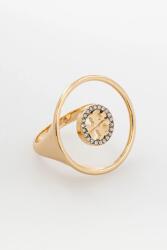 Tory Burch aranyozott gyűrű Miller Pave 164639-783 - arany 6