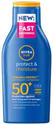 Lotiune hidratanta SPF50+ Protect & Moisture Sun, 100 ml, Nivea