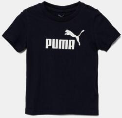 PUMA gyerek pamut póló ESS No. 1 Logo Tee sötétkék, nyomott mintás, 684930 - sötétkék 122