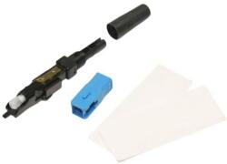 Zafír Optic 12587 szimpla mono módusú SC/UPC gyors csavaros előcsiszolt optikai csatlakozó (12587)