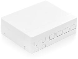 KELINE KE-Line FTTH üres optikai falialjzat 4xSC-SC, 4xLC-LC duplex toldó számára (KE-FTTHB-04)