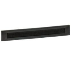 LEGRAND vízszintes fésűs rendező panel - 1U, 19", átmenő kivágással, gyorspánttal rögzítés, műanyag, LCS2 (046528) - procompkft