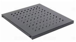LEGRAND Rackszekrény polc - 2U-19", 4ponton rögzíthető, állítható, 435mm szél. (1000 mély szekrényekhez), max: 50 kg, Fekete) (E4S2U65A) - procompkft