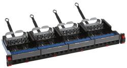 LEGRAND Patch panel - Cat6, UTP, 24 portos, 1U, árnyékolatlan (4x6xRJ45 modulok) gyorscsatlakozók, LCS3 (033760)
